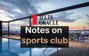 Notes on sports club