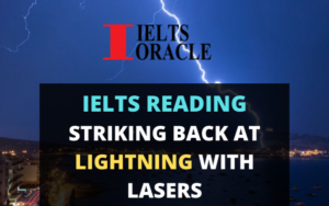 Ielts Reading- Striking Back at Lightning with Lasers