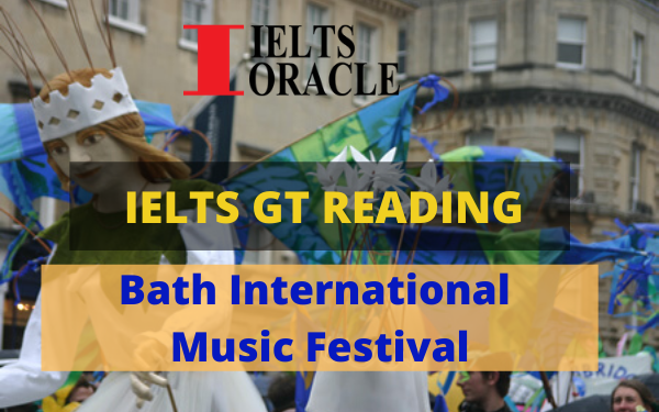 Ielts GT Reading-Bath International Music Festival