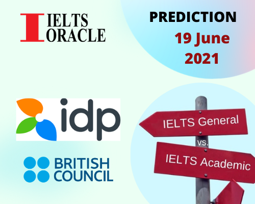 19 June 2021 Ielts Prediction (Academic+GT)