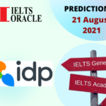 21 August 2021 Ielts Prediction