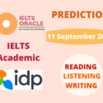 11 September 2021 Ielts Prediction