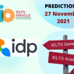 27 November 2021 Ielts Prediction